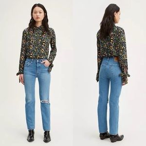 Levi’s 501 ORIGINAL FIT STRETCH WOMEN'S JEANS Medium Wash